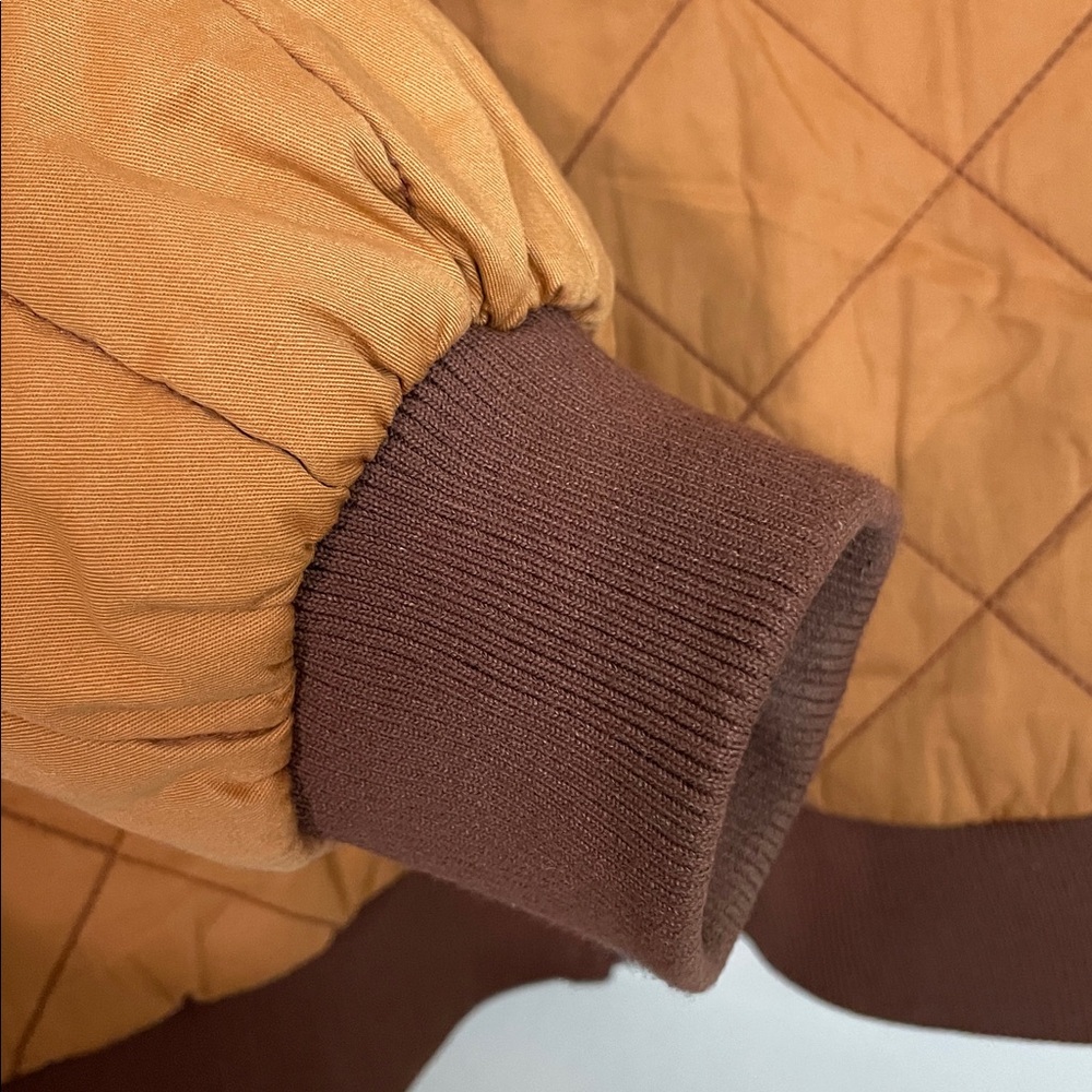 Coco & Shay Quilted Desert Orange Jacket L - Picture 8 of 10